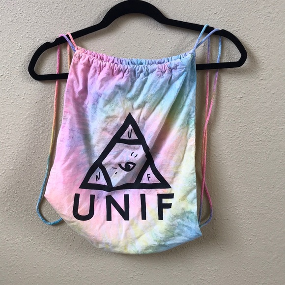 UNIF Handbags - Unif tie dye drawstring bag